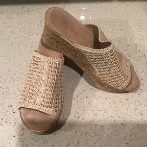 Reba Brand Wedge size 8 tan color